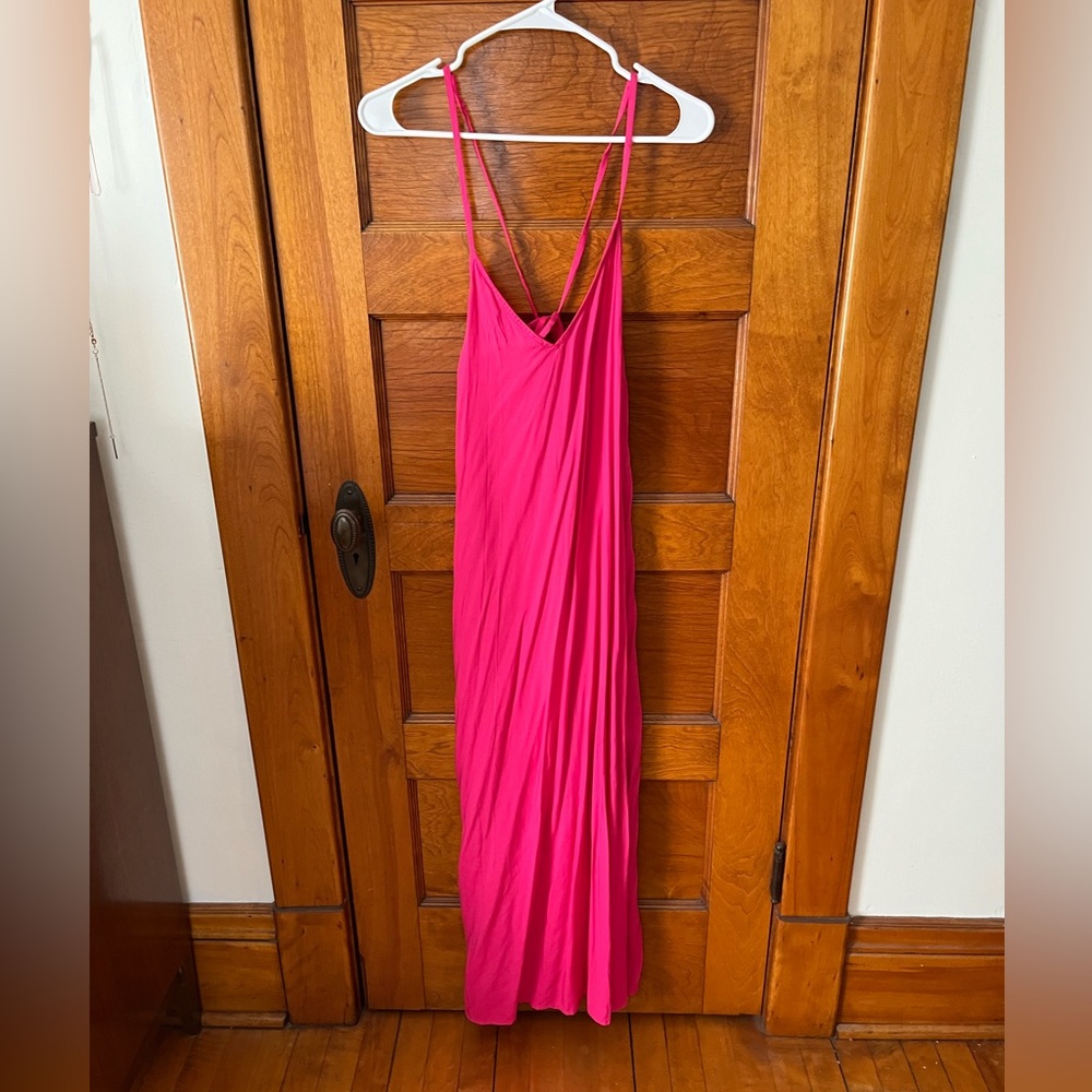 Pink maxi dress
